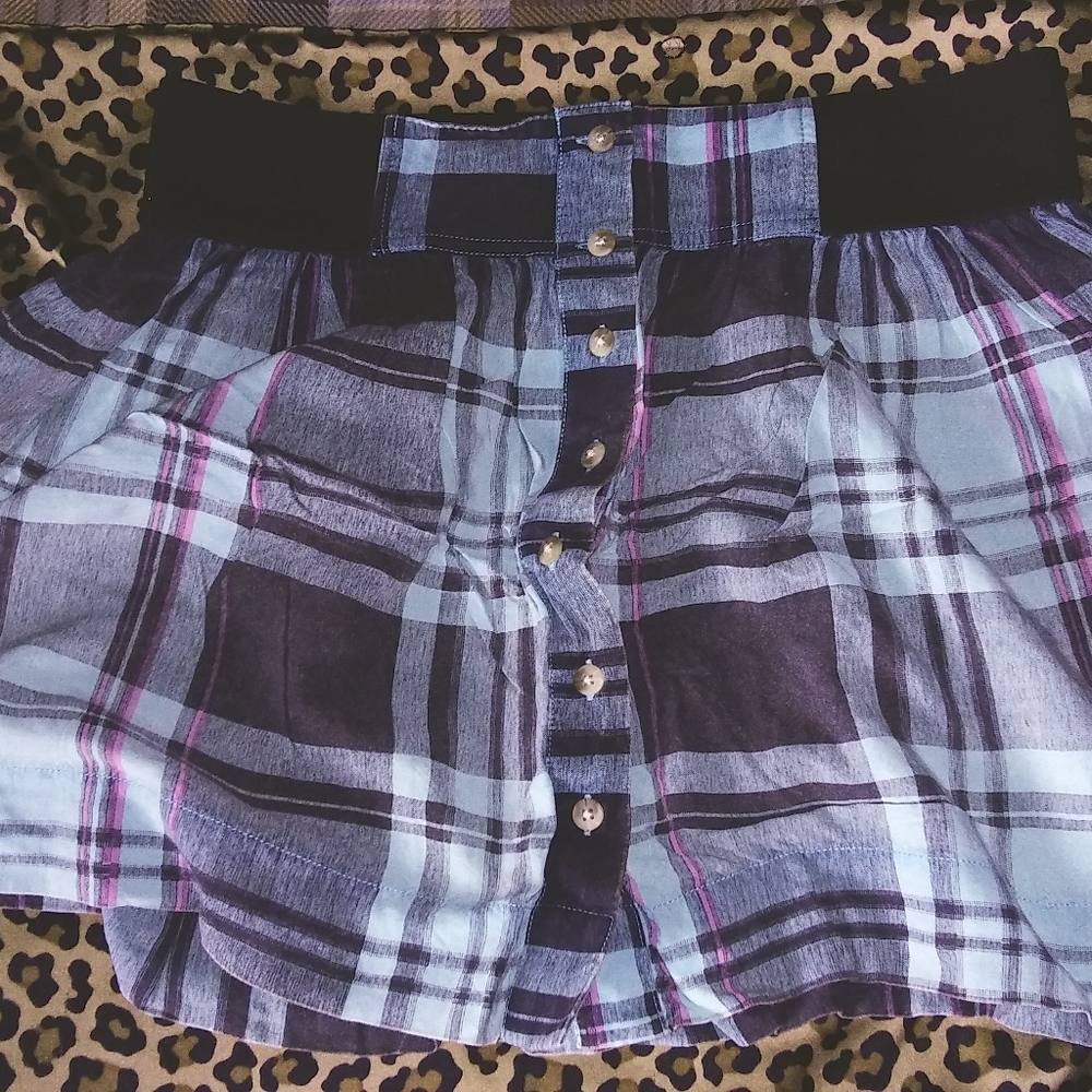AEO Plaid skirt